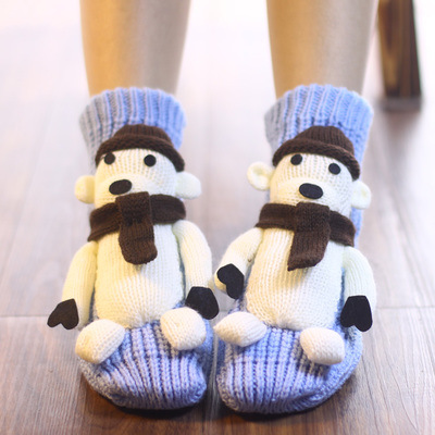 Christmas Cartoon Knitted Floor Socks | Winter Warmth Essential 8
