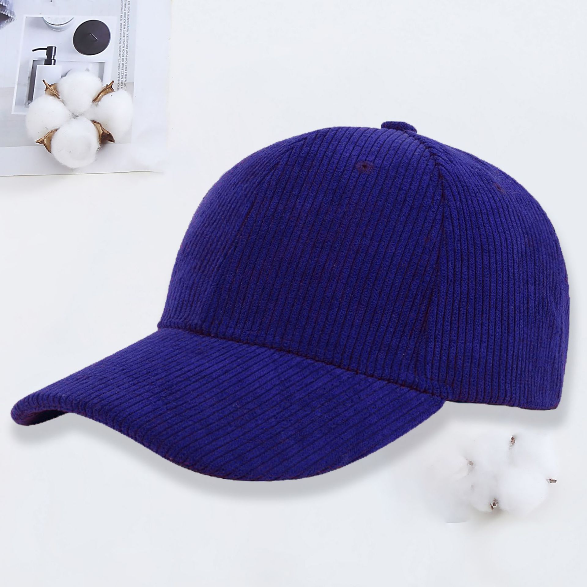 Individuell bestickte Cord-Baseballkappe 3