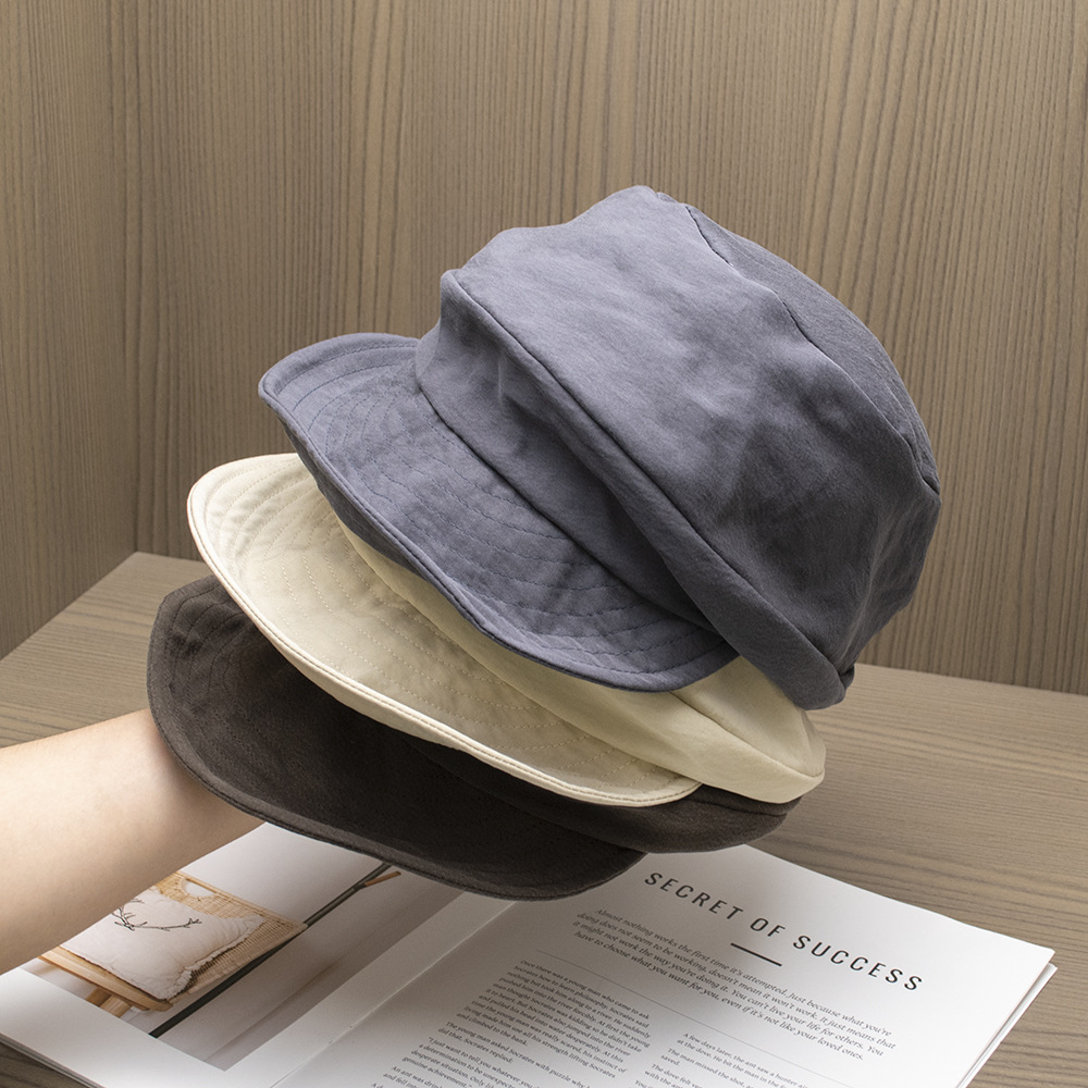 Damen-Baskenmütze aus Lyocell – Weiche Krempe, Vintage-Stil im literarischen Stil für einen eleganten Look 2
