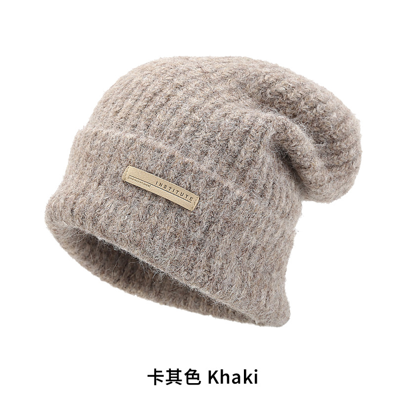 Winter Chunky Knit Beanie for Big Head 4