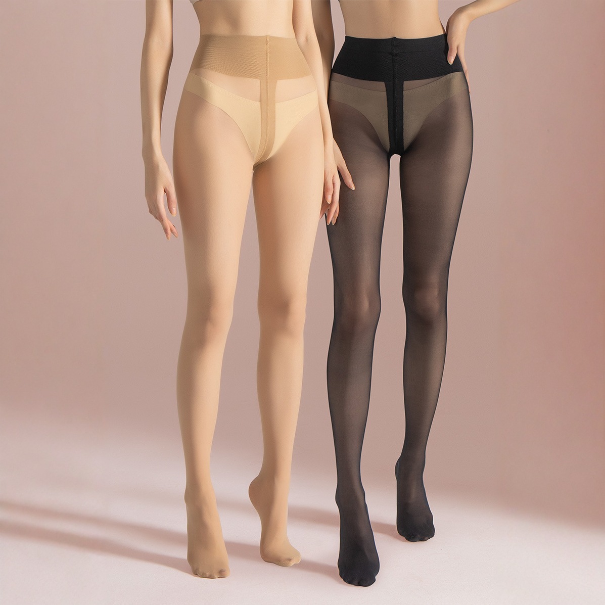 Sexy T-Crotch Plus-Size Pantyhose | 30D Durable Tear-Resistant Leggings 1