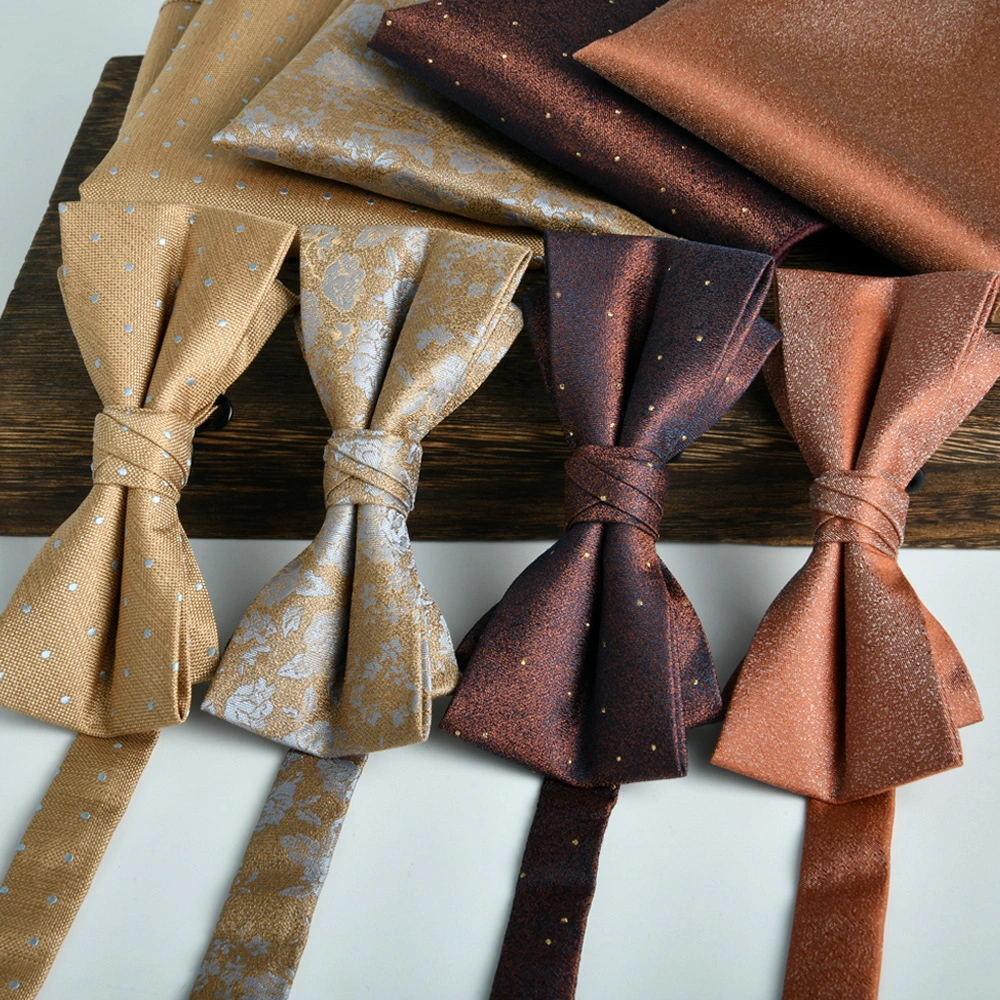 Business Formal Bow Tie & Pocket Square Set 1
