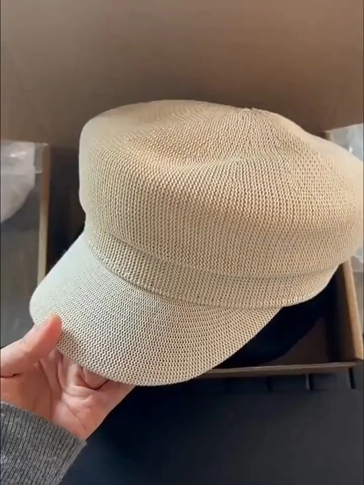 Simple Solid-color Straw Visor Cap, Embrace Casual Fashion 1