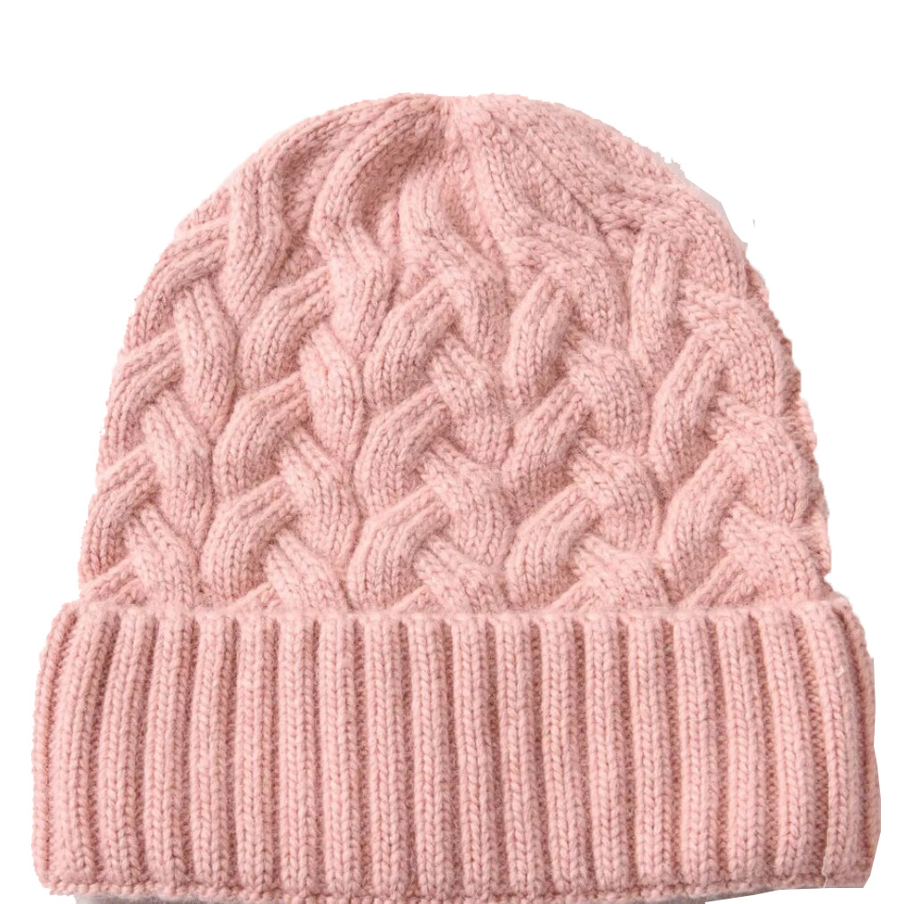 Neuer Herbst-/Winter-Style! Doppellagige, dicke Mütze aus Kaschmirmischung 5