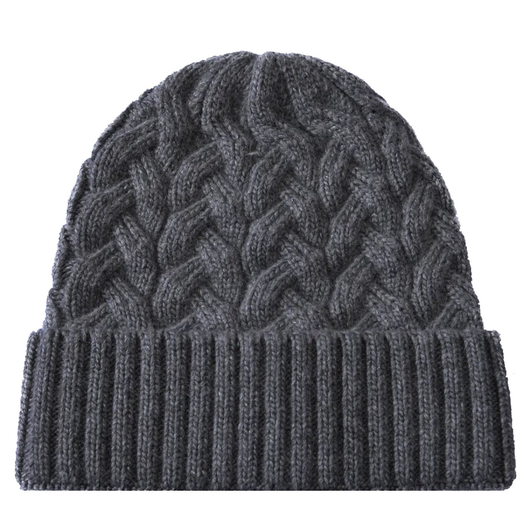 Neuer Herbst-/Winter-Style! Doppellagige, dicke Mütze aus Kaschmirmischung 6