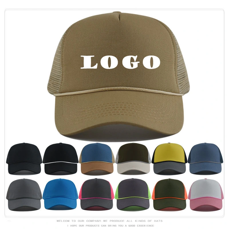 قبعة بيسبول شبكية إسفنجية رائجة البيع مع رباط 1