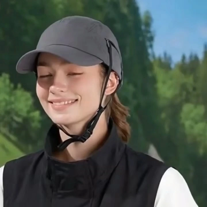 Damen-Radfahrerhut mit UV-Schutz, leichte und atmungsaktive Baseballkappe 1