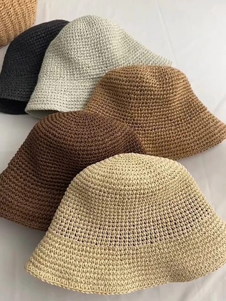 Premium Handmade Straw Bucket Hat 1