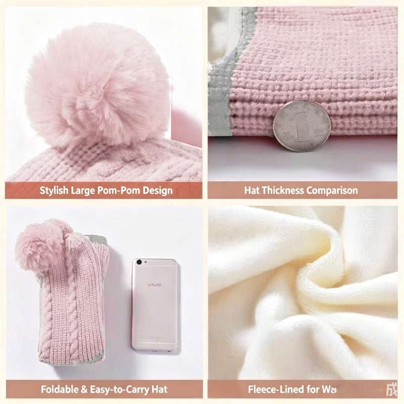 kids integrated ear flap beanie