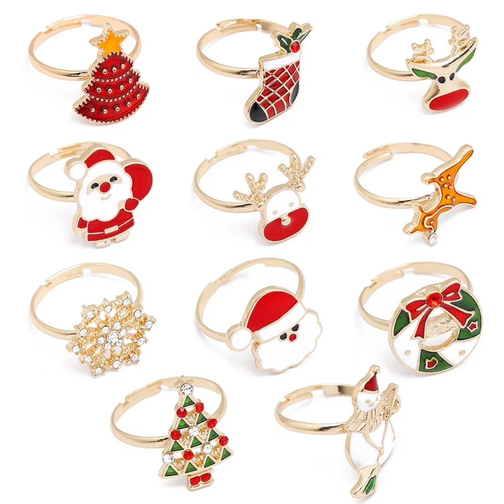 Hot Sell Cheap Price And Beautiful Christmas Napkin Rings Accessories For Boys And Girls 1