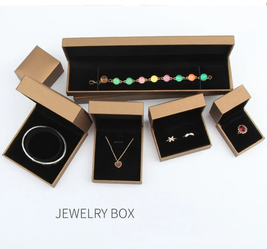 Wholesale Pu Leather Jewelry Set Box Customized Jewelry Box Logo Jewelry Set Gift Boxes 1