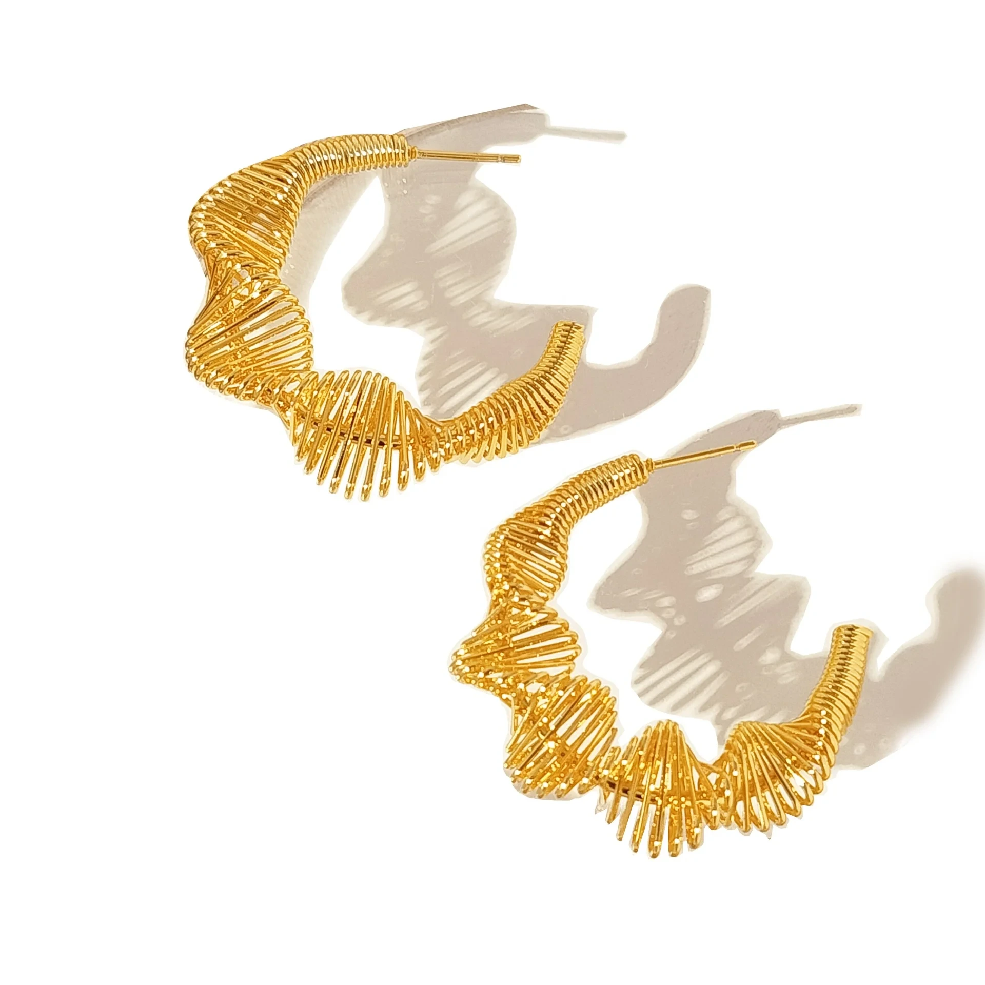 Stainless Steel Gold Plated Earings Jewelry Women Wholesale Cheap Earrings Wholesale Korean Earrings Wholesale 1