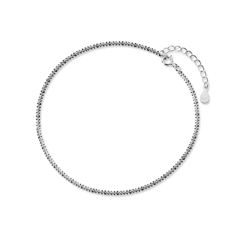 New Arrival S925 Sterling Silver Simples Style Fashion Fine Jewelry Anklets For Woman 1