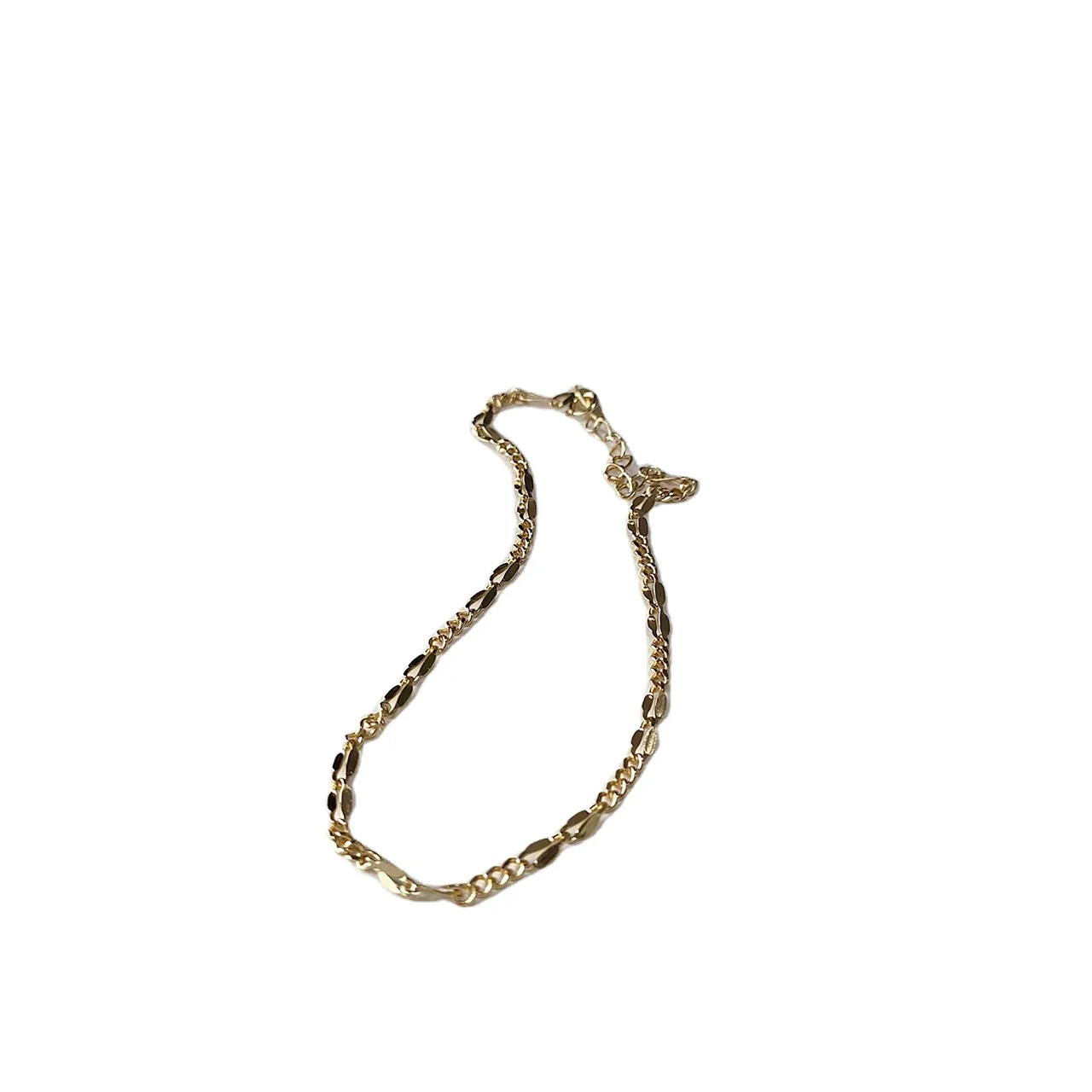 Simple 18k Anklet 925 Sterling Silver Jewelry French Ins High Quality Anklets Gold For Woman 1