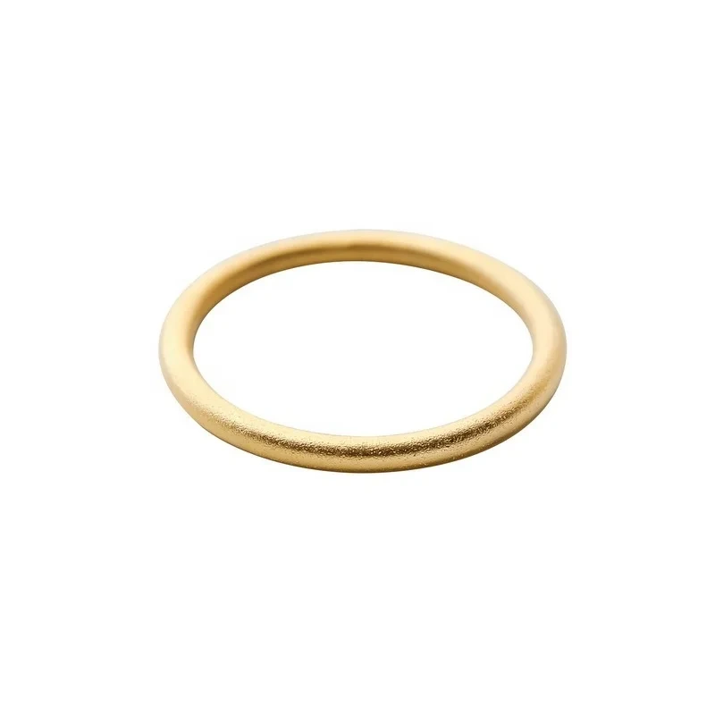 No Fading Matte Gold Bangles 18k Women Bangle Bracelet Gold Bracelet Women Jewelry Gold Bangles For Women 1