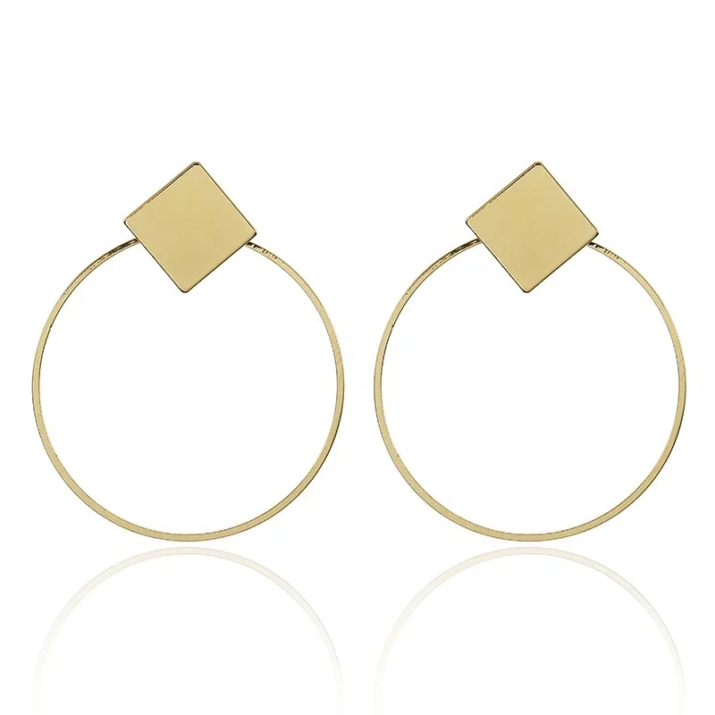 Retro Pop Earrings Fashion Geometric Hoop Ear Stud Sets Drop Earrings Wholesale 1