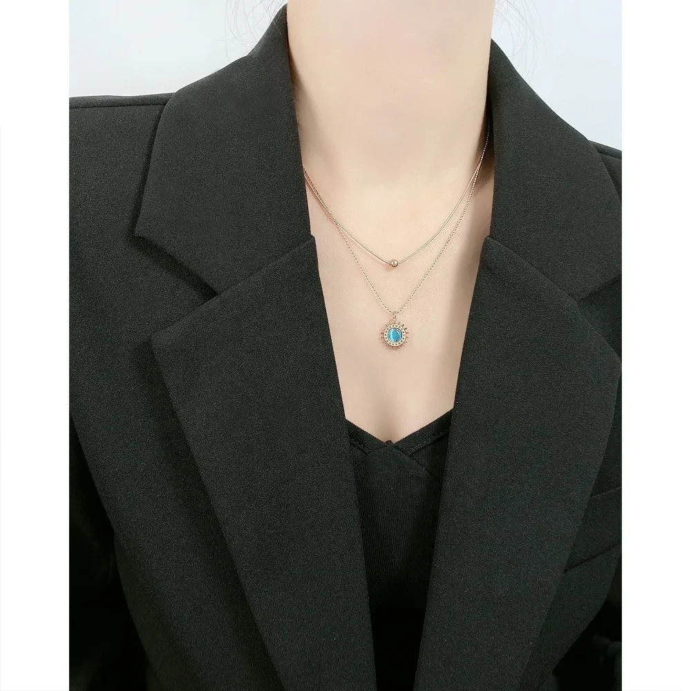 Stainless Steel Silver Necklace Pendant Necklaces - - SLKS Jewelry 3
