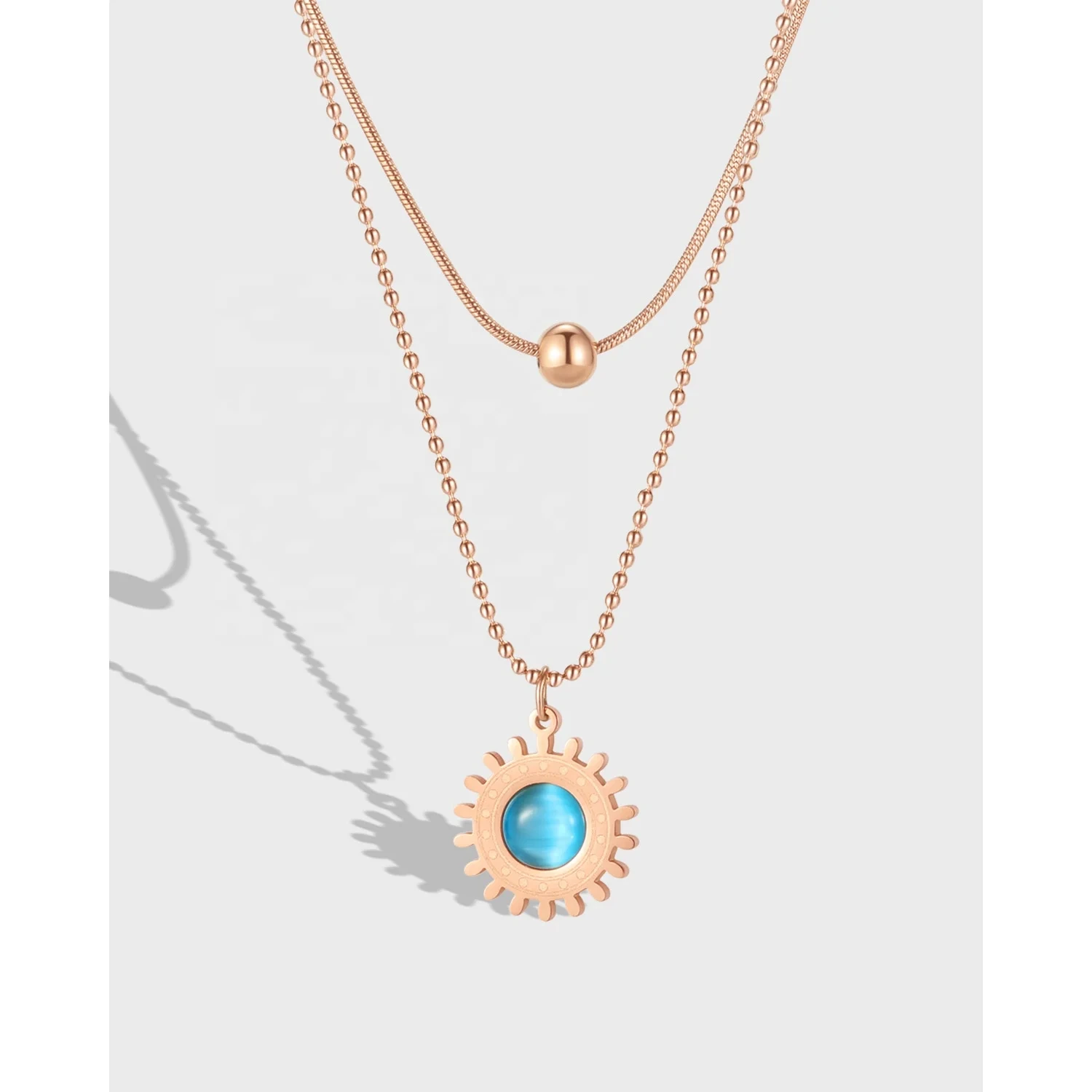 Stainless Steel Silver Necklace Pendant Necklaces - - SLKS Jewelry 4