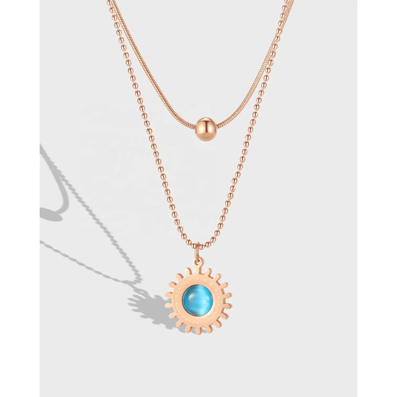 Stainless Steel Silver Necklace Pendant Necklaces - - SLKS Jewelry 4