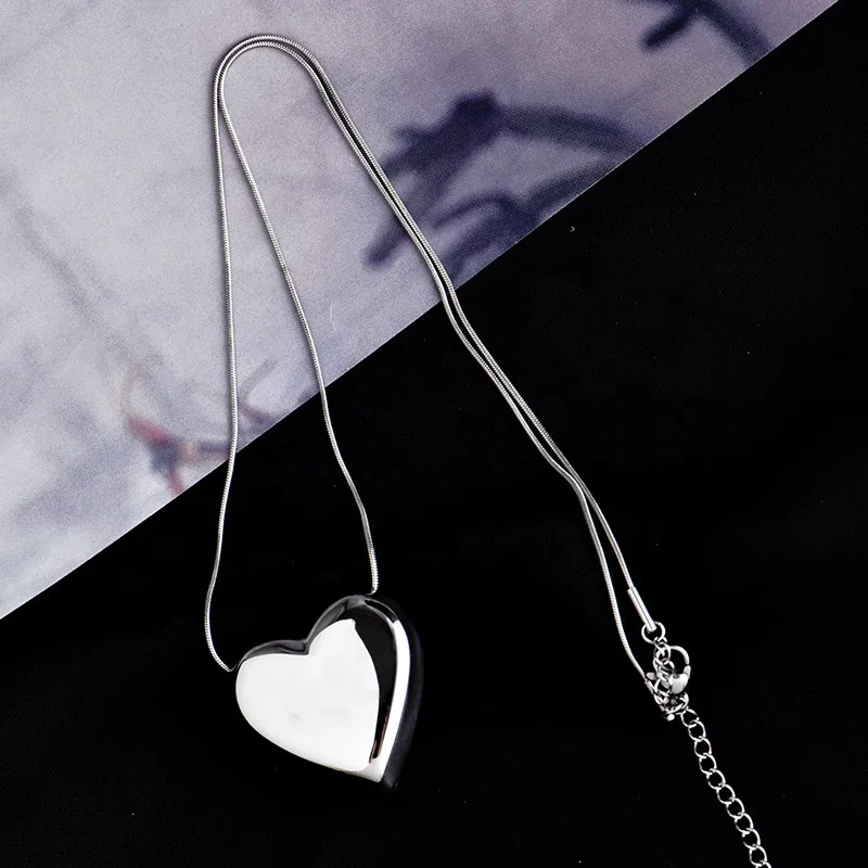 Stainless Steel Silver Necklace Wedding - - SLKS Jewelry 6