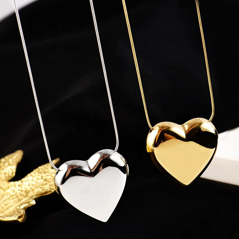 Stainless Steel Silver Necklace Wedding - - SLKS Jewelry 3