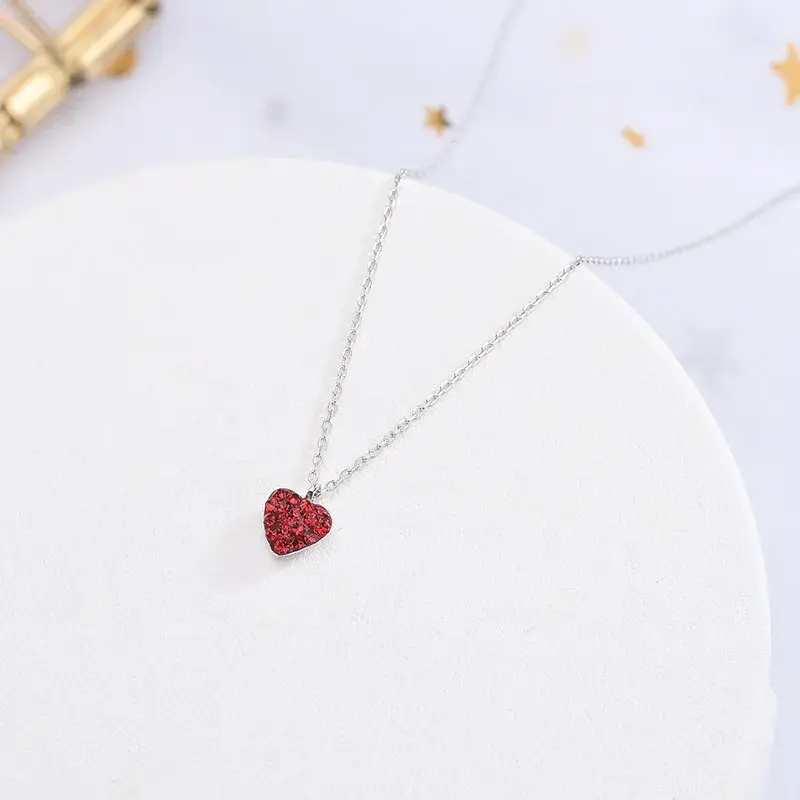 Stain Steel Necklace Engagement - - SLKS Jewelry 4
