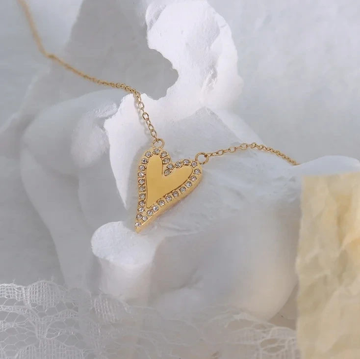 Stainless Necklace Heart by SLKS Jewelry 5