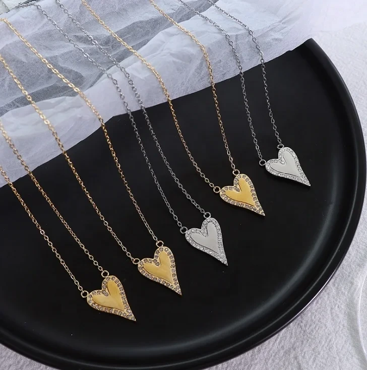 Stainless Necklace Heart by SLKS Jewelry 2