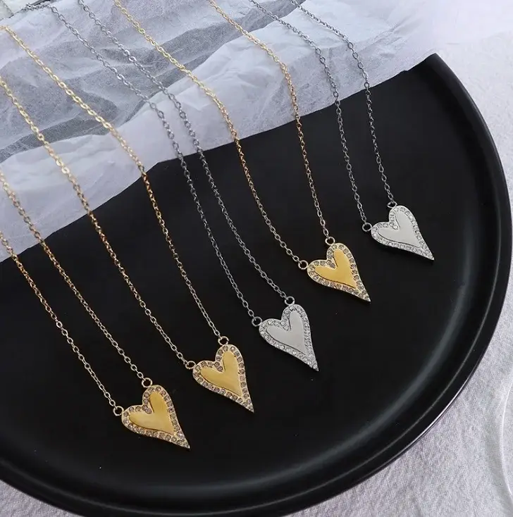 Stainless Necklace Heart by SLKS Jewelry 2