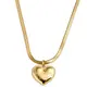 Steel Necklace Gold - - SLKS Jewelry 6