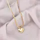 Steel Necklace Gold - - SLKS Jewelry 3