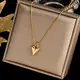 Steel Necklace Gold - - SLKS Jewelry 2