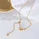 Stainless Silver Necklace Steel /Gold by SLKS Jewelry 3