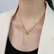 Stainless Silver Necklace Steel /Gold by SLKS Jewelry 2