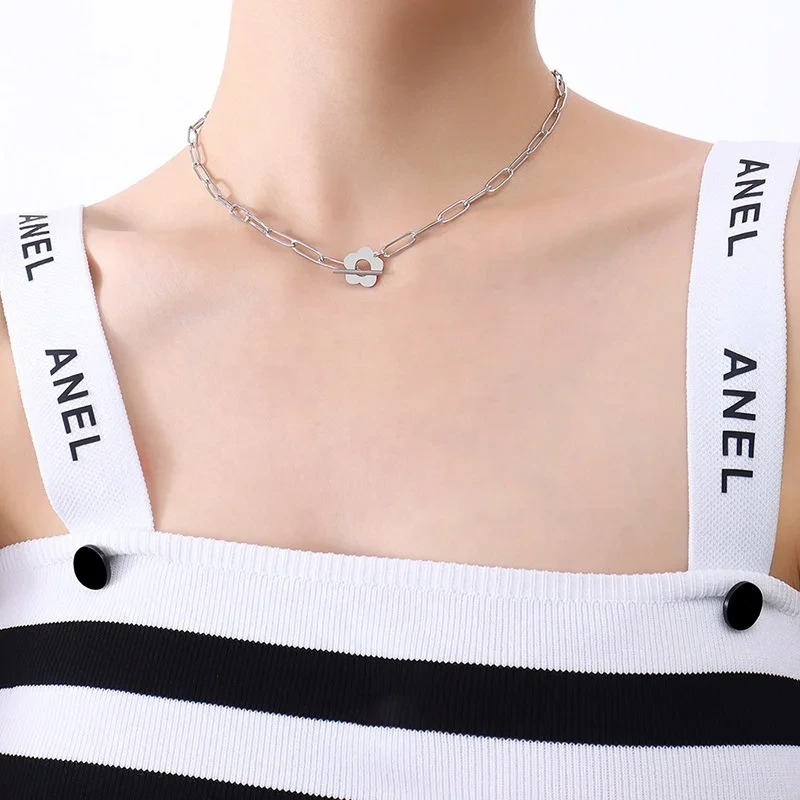 Steel Necklace Geometric by SLKS Jewelry 6