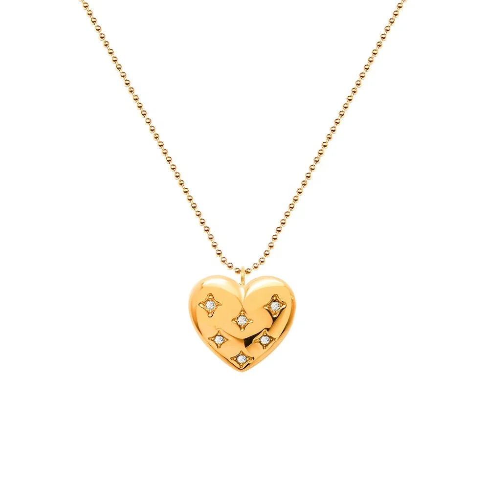Stainless Steel Silver Necklace Necklace by SLKS Jewelry 6