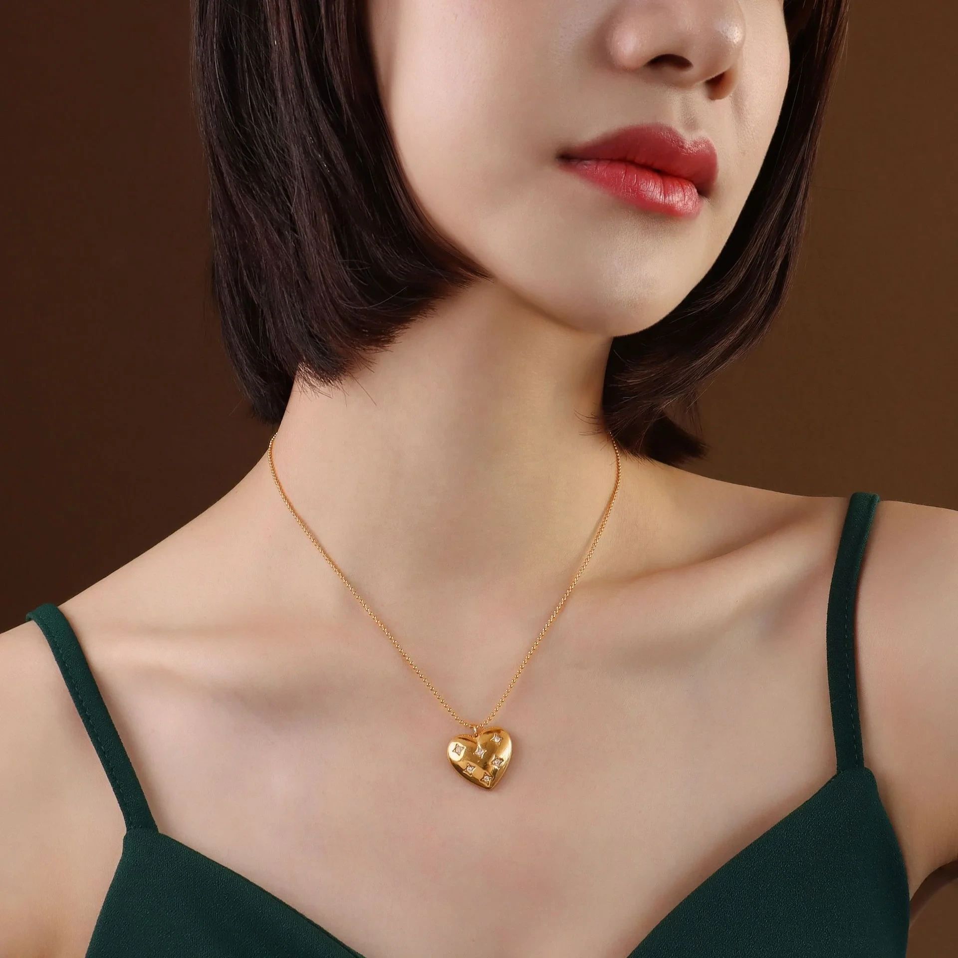 Stainless Steel Silver Necklace Necklace by SLKS Jewelry 4