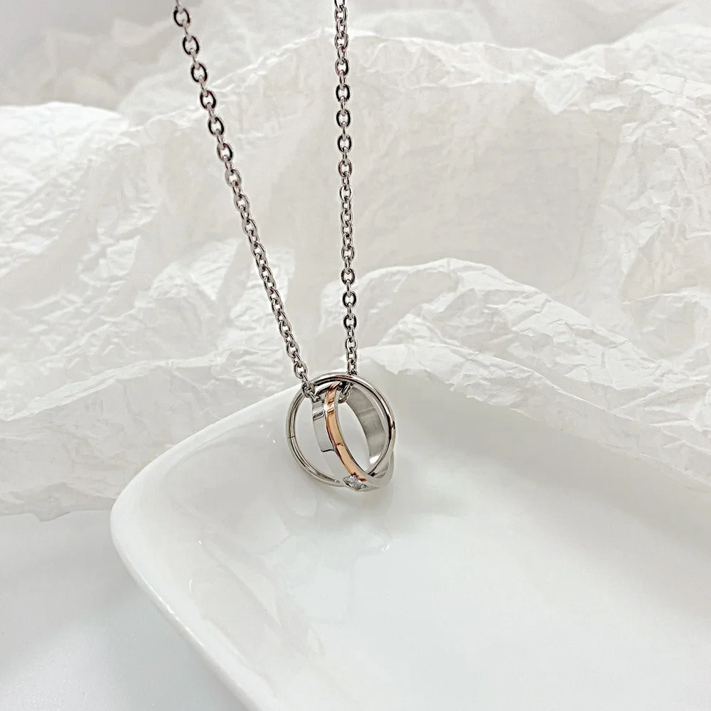 Stainless Silver Necklace Electroplating - - SLKS Jewelry 6