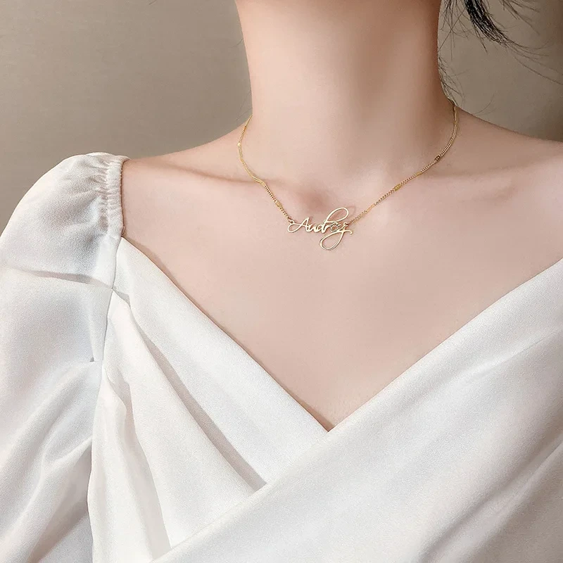 Stain Steel Necklace SLKS Jewelry Manufacture Necklace 6