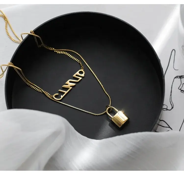 Stainless Steel Silver Necklace TRENDY SLKS Jewelry Company 5