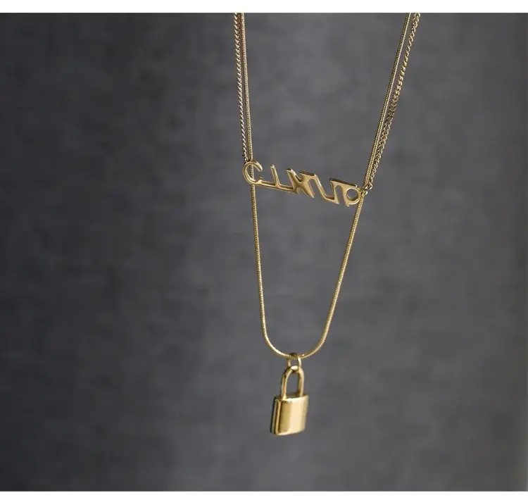 Stainless Steel Silver Necklace TRENDY SLKS Jewelry Company 7