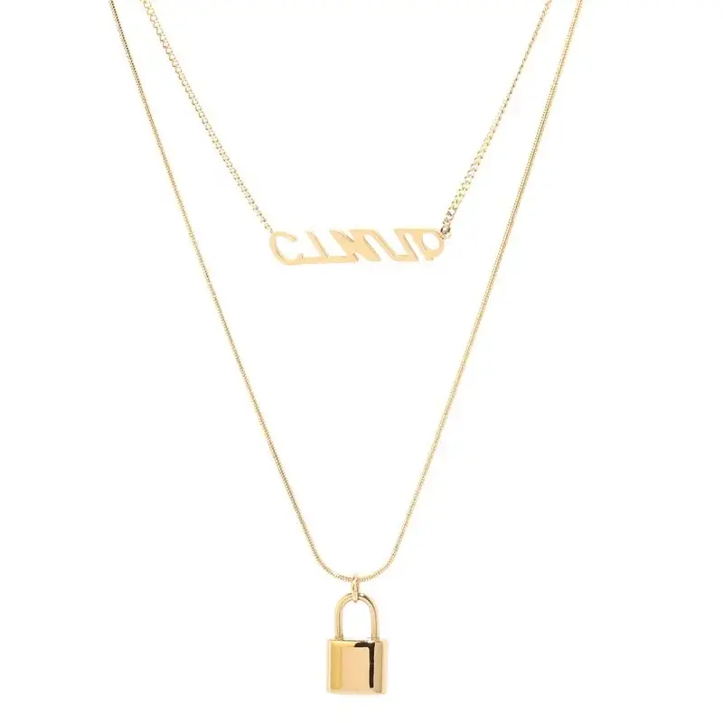 Stainless Steel Silver Necklace TRENDY SLKS Jewelry Company 2
