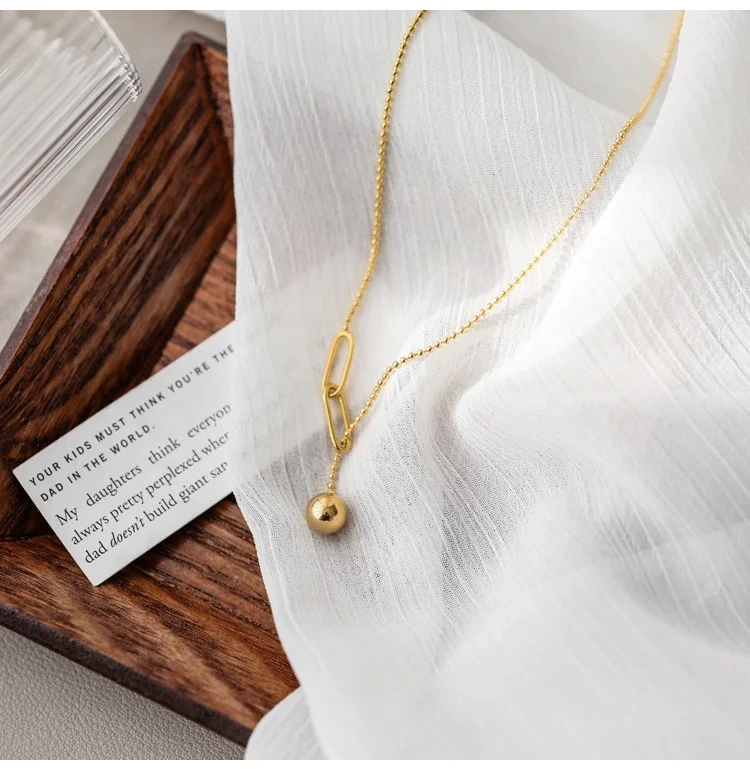 Hot Stainless Steel Necklace Wholesale Opp Bag /Foam Bag/Carton Box SLKS Jewelry Brand 4