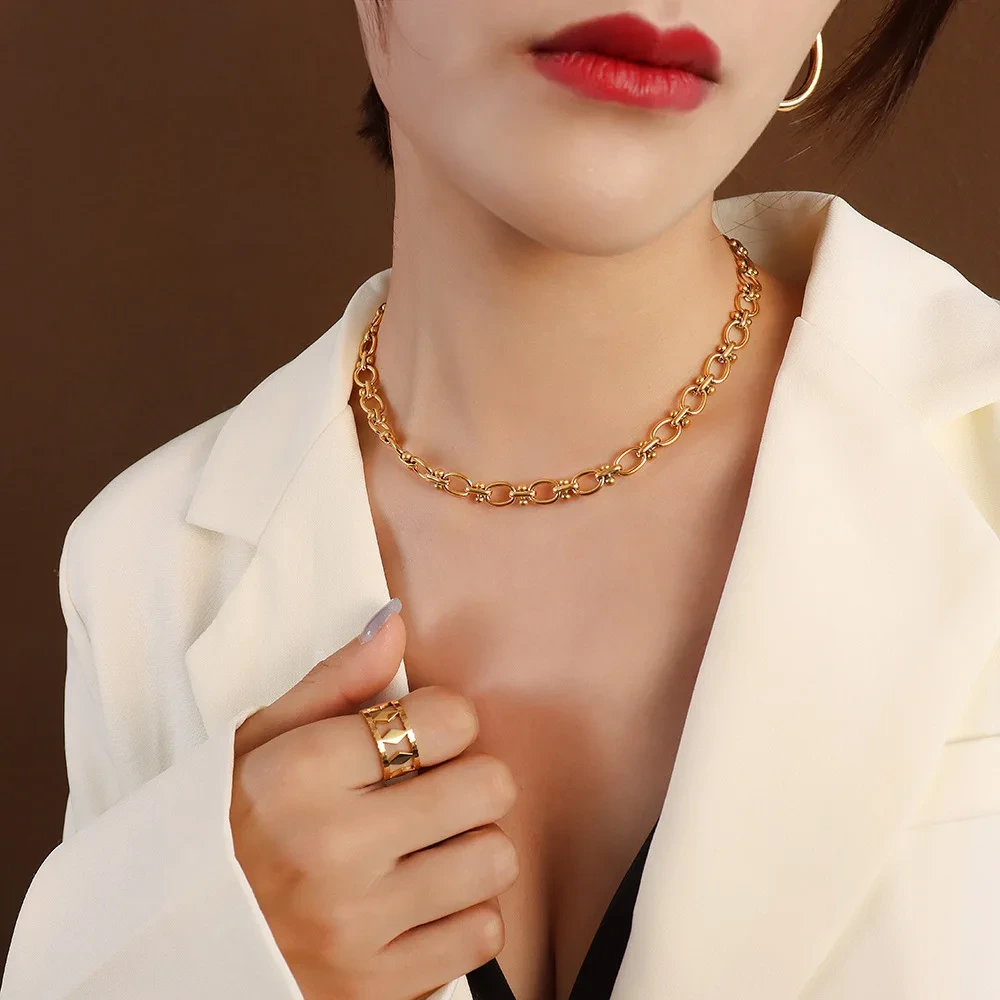 Wholesale Steel Necklace SLKS Jewelry Brand 4