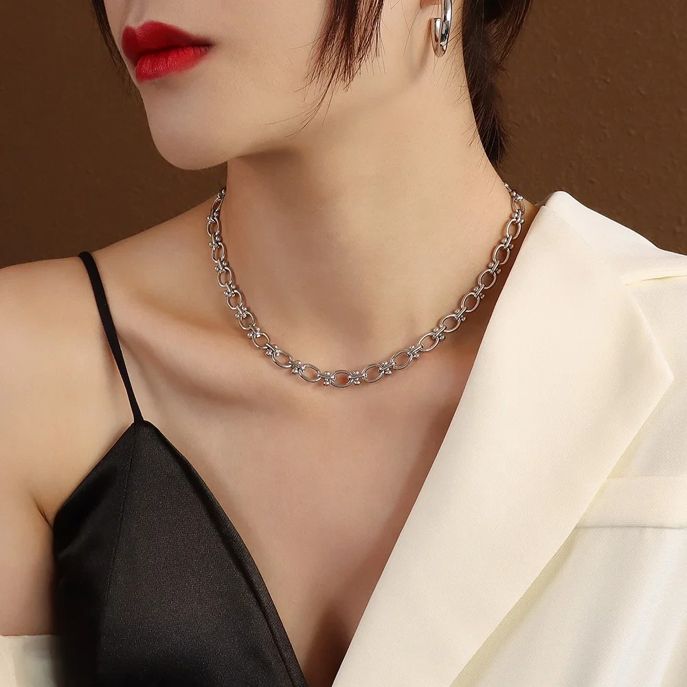 Wholesale Steel Necklace SLKS Jewelry Brand 5