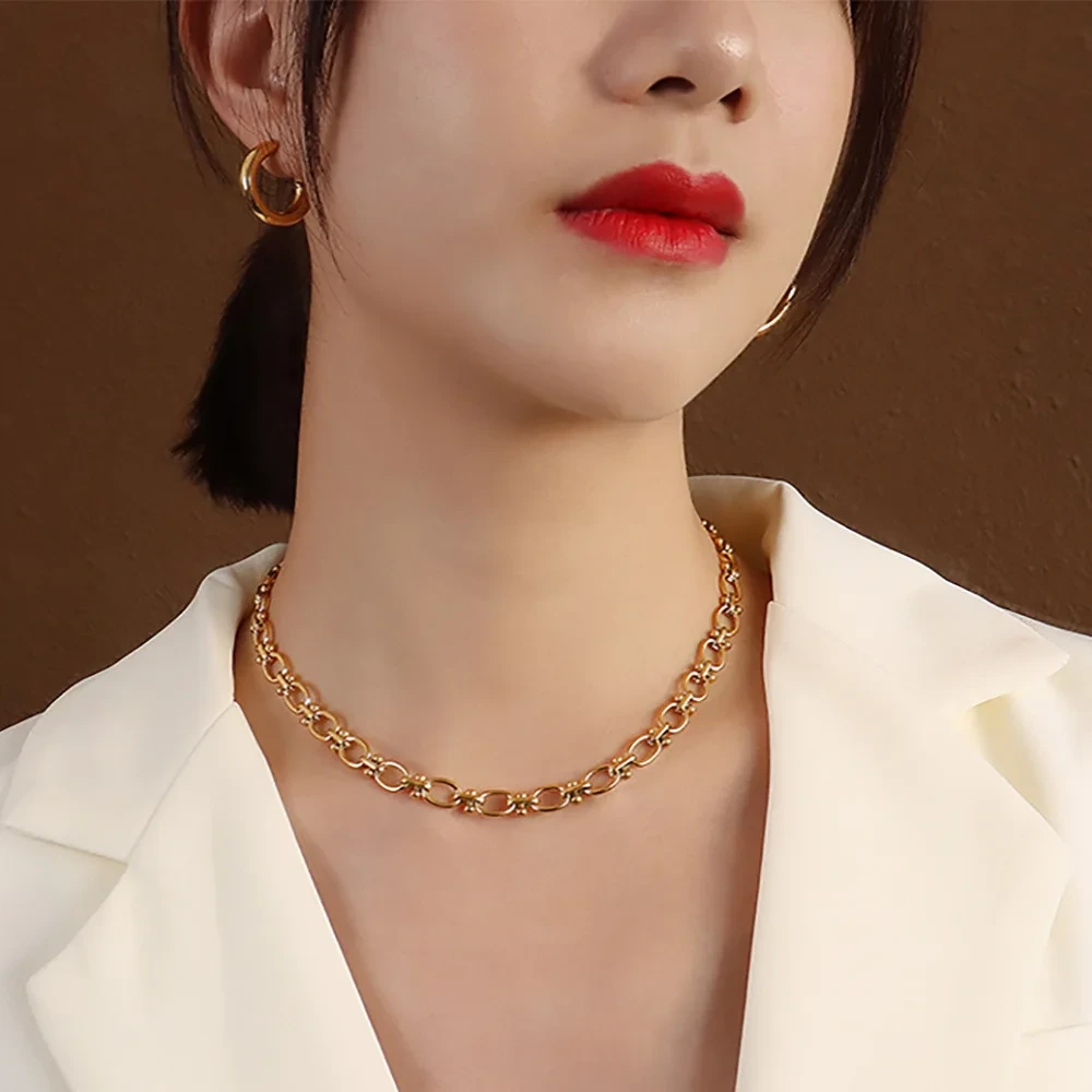 Wholesale Steel Necklace SLKS Jewelry Brand 2