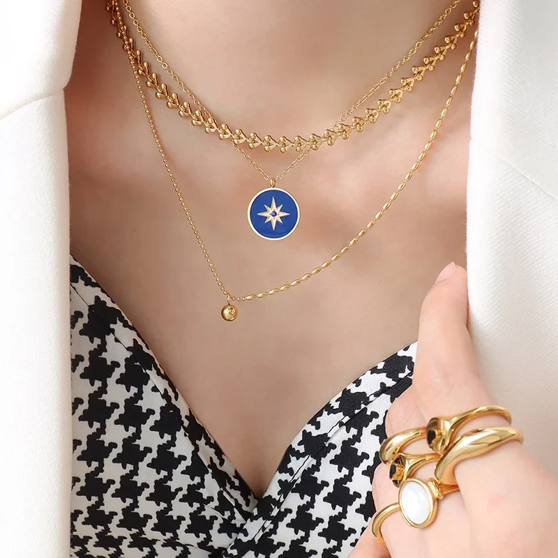 Wholesale Stainless Steel Necklace Wholesale SLKS Jewelry Brand 7