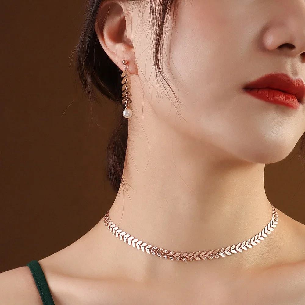 Stainless Steel Jewelry Necklace SLKS Jewelry Brand UPS Flower 5