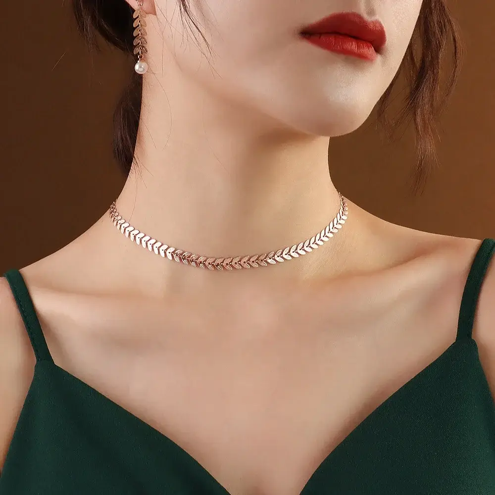 Stainless Steel Jewelry Necklace SLKS Jewelry Brand UPS Flower 3