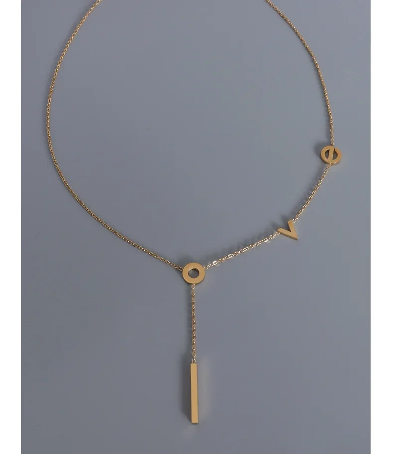 Stainless Silver Necklace SLKS Jewelry Brand Stainless Steel TRENDY 2